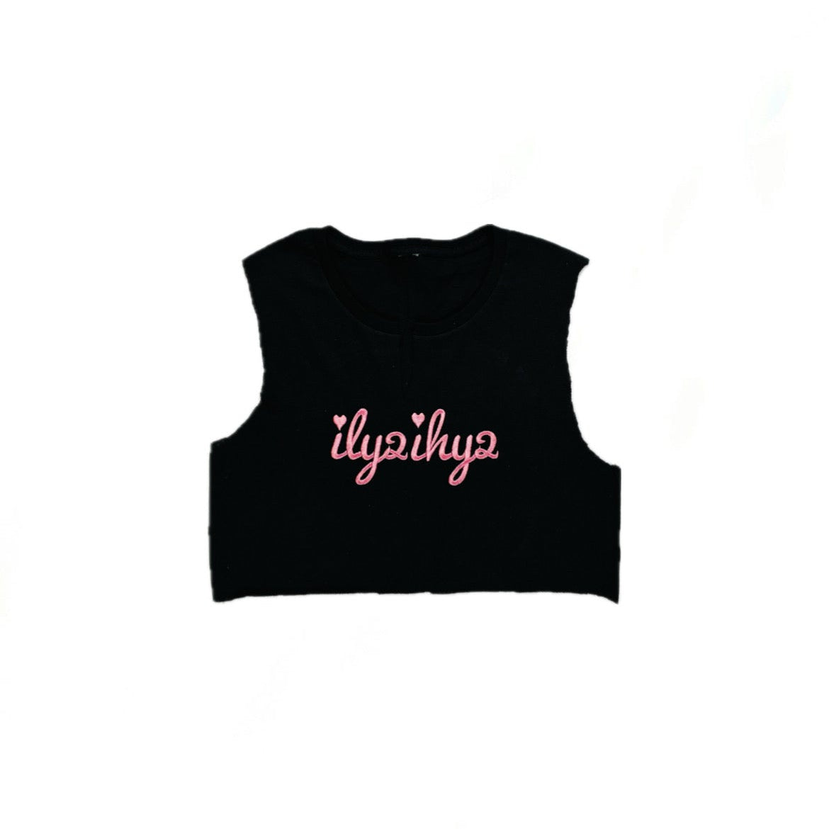 Black Crop Top Tank